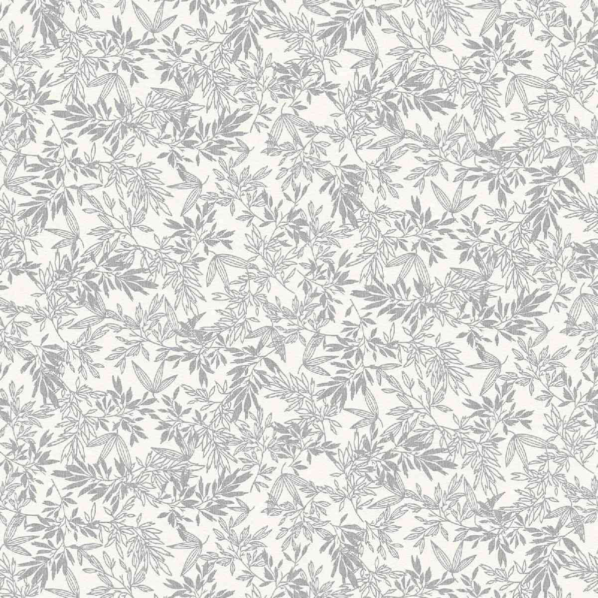 Vliestapete Attractive II 390281 - Floral Muster - Grau, Weiß